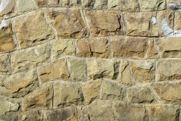 Limestone wall background texture