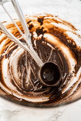 Chocolate peppermint cupcakes