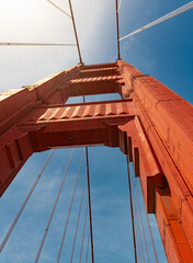 Golden Gate Bridge detail shot