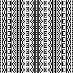 Vector pattern in geometric ornamental style. Black and white color.Seamless repeat pattern.Simple geo all over print block for apparel textile, ladies dress, fashion garment, digital wall paper.