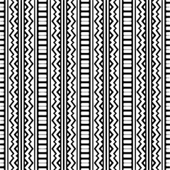 Vector pattern in geometric ornamental style. Black and white color.Seamless repeat pattern.Simple geo all over print block for apparel textile, ladies dress, fashion garment, digital wall paper.