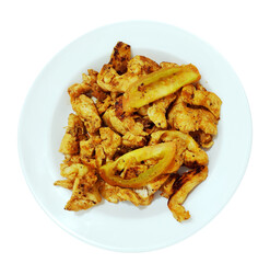 Traditional brazilian portion of chicken breast