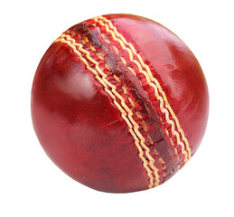 Macro of a cricket ball seam - 570061632
