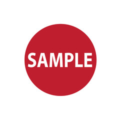 Sample icon vector logo design template