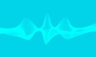 abstract blue background with waves