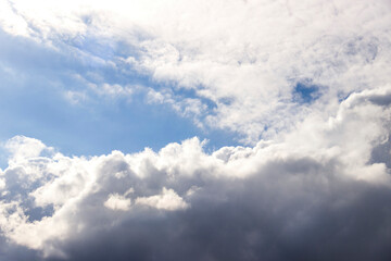 blue sky with clouds