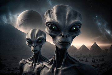 Grey Extraterrestrial Ancient Alien and UFO