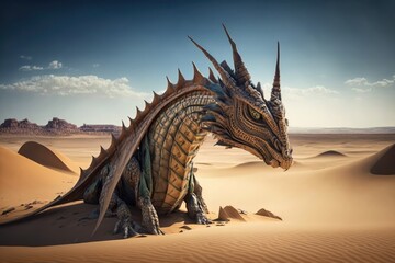 The Dragon's Treasure in the Desert, Generative AI	