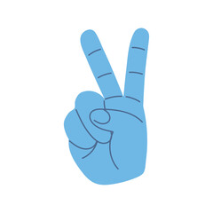 peace and love hand gesture
