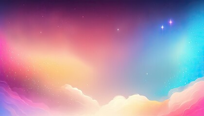Colorful Pastel Space-themed Background