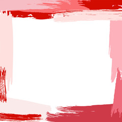 Obraz premium Brush stroke frame background.