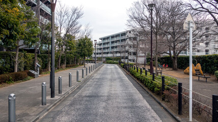 マンションのある風景