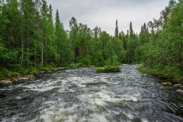 The Pierri Karhunkierros Trail in Oulanka National Park, Lapland, Finland