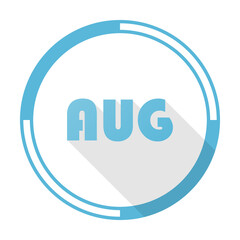 Bullet with August month.