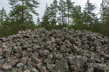 Sammalahdenmaki archeological burial site, unesco heritage, Finland