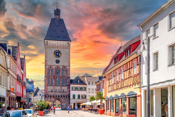 Turm, Altstadt, Speyer, Deutschland 