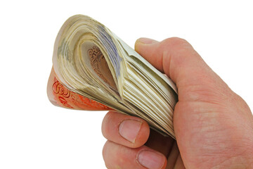 bundle of sterling notes	
