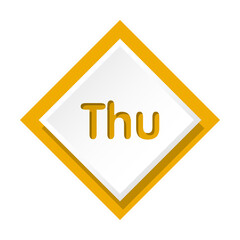 Obraz premium Bullet with Thursday.