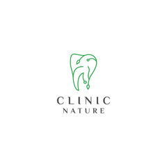 Dental logo icon design template