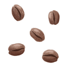 コーヒー豆のイラスト
