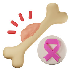 Fototapeta premium bone cancer 3d illustration