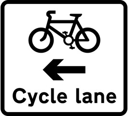 Bus and cycle signs REF2023018 – Road traffic sign images for reproduction - Official Edition