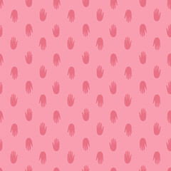 Doodle cute hand drawn seamless pattern, perfect for textile or paper design. Vector illustration