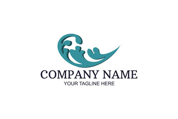 Fototapeta premium abstract Company Logo Vector Illustration. Suitable for business company, modern company, etc.