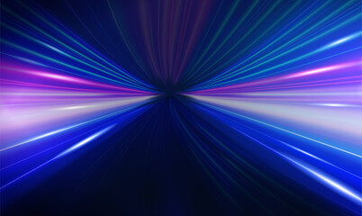 Futuristic light effect background