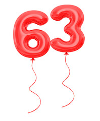 63 Red Balloon Number