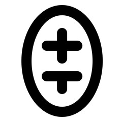 Obraz premium Football line icon