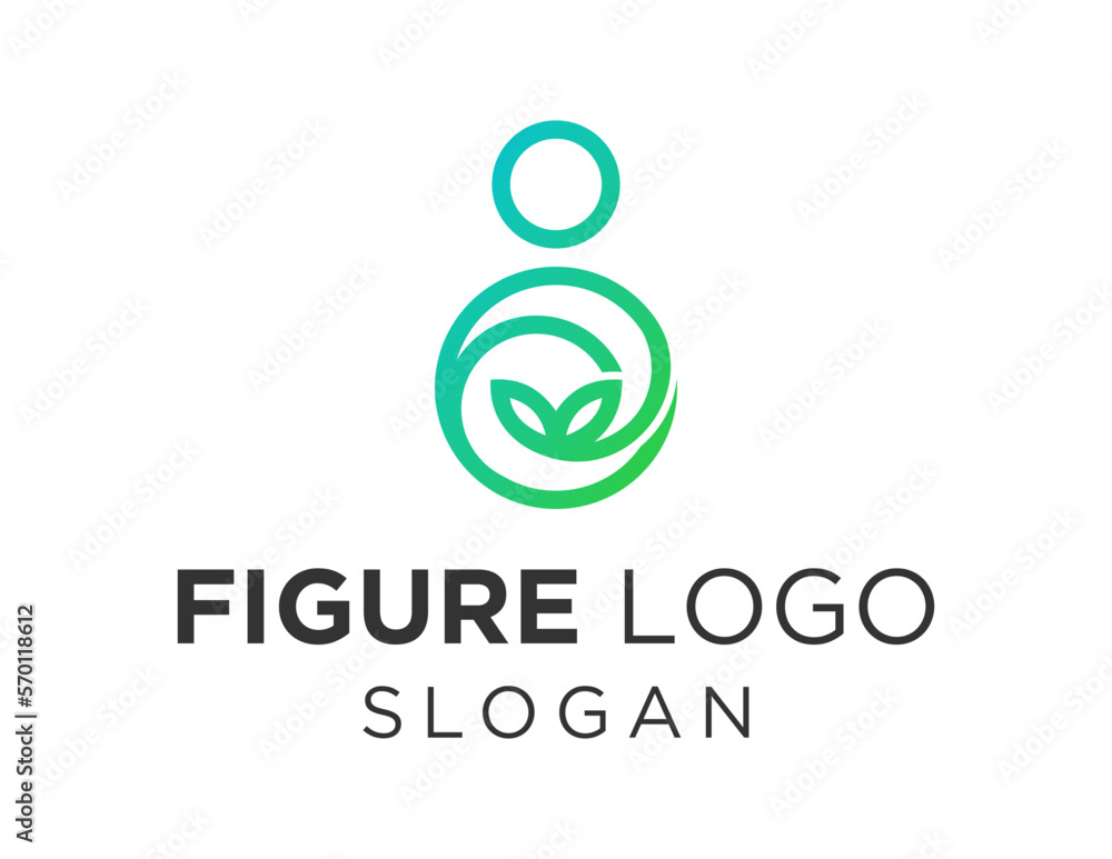 Poster logo design about figure on a white background. created using the coreldraw application.