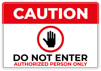 Do not enter sign board printable vector