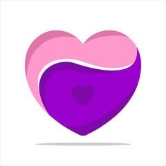 Vector love heart illustration