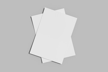A4 Flyer Blank Mockup