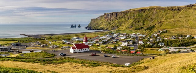 Naklejka premium Vik, Iceland
