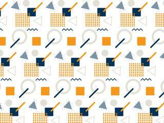 オレンジのメンフィス背景