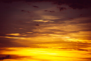 colorful sunset