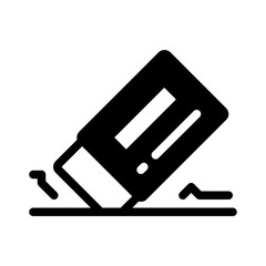 Eraser glyph icon