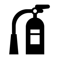Fototapeta premium fire extinguisher glyph icon