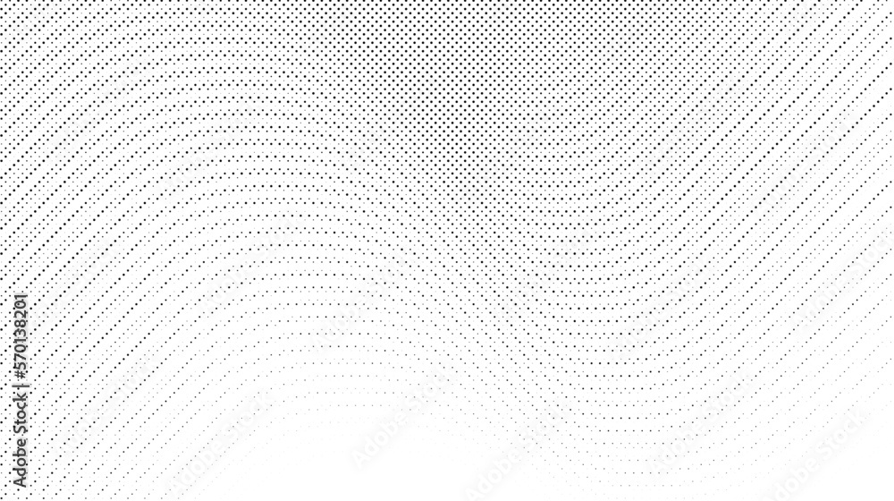 Poster Wavy lines background. Abstract stripes texture. Warped and curved lines wallpaper. Minimalistic design template