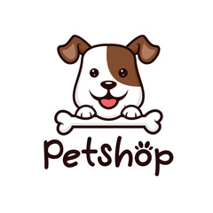 Pet Shop Logo Vector Design Template
