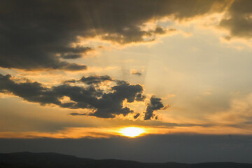 Obraz premium summer sunset