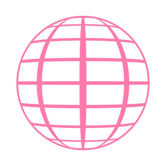 Abstract cute sticker retro style Y2K memphis pop art