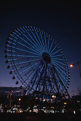 ferris wheel at night