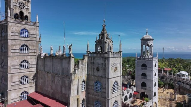 Simala Monastery Shrine On Cebu Island, Philippines, Aerial View