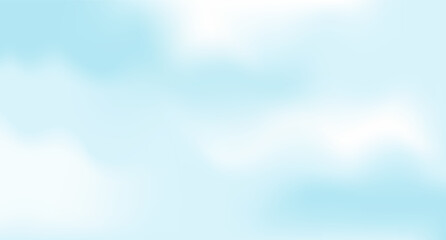 Light background of blue and white colors. Airy soft gradient, background for banners, posters or flyers, business, advertising and websites, presentations and marketing. Vector illustration
