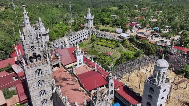 Simala Monastery Shrine On Cebu Island, Philippines, Aerial View