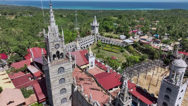 Simala Monastery Shrine On Cebu Island, Philippines, Aerial View