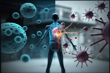Immunity Against Diseases created by generative AI